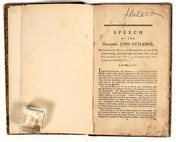 House Of Representatives Speech By Hon. John Rutledge [199635]
