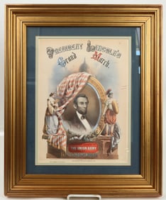 President Lincoln Celebratory Lithograph, 1862 [200391]