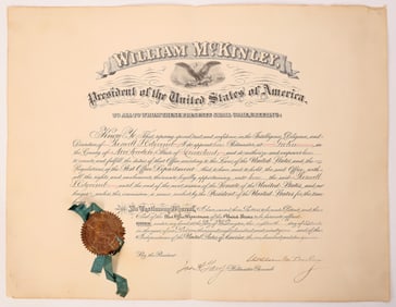 McKinley Signed Appointment Document [184379]