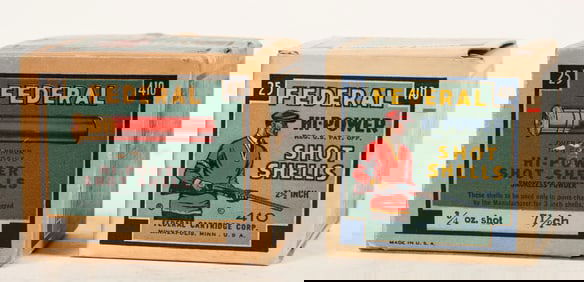 Federal .410 ga. Shotgun Shells Two Boxes (2) Vintage  [197809]