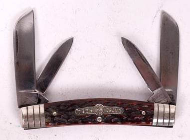 Boker Tree Brand Congress Four Blade Pocket Knife Model 5464 .c 1973 [198671]