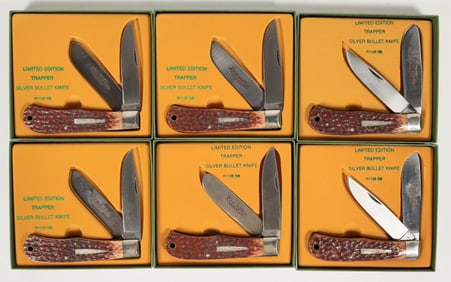 Remington Silver Bullet Trapper Knives Brick of Six (6) R1128SB  [200488]