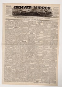 Denver Mirror, Bowie Knife Article, 1875 [193871]
