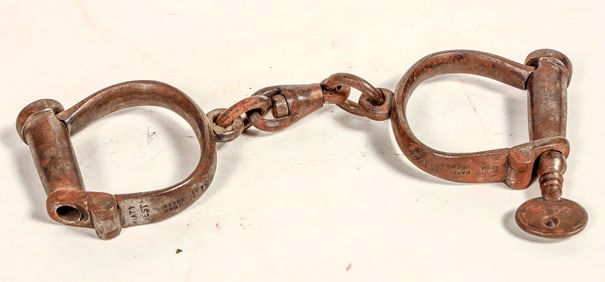 Vintage Pair of Hiatt Handcuffs [199369]