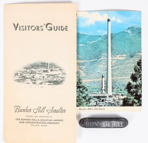 Bunker Hill Lead Ingot w/ Brochure [202378]