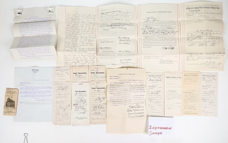 Mining Document and Deeds Montana  (Several) [194665]
