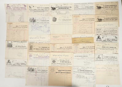 Virginia City, Nevada Billhead Collection [202558]