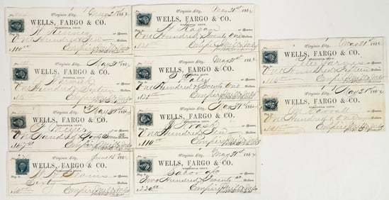 Empire Mill & Mining Co. Territorial Check Group (10) [201774]