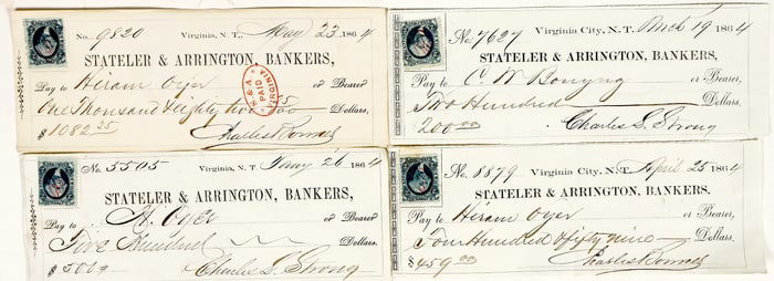 Gould & Curry Territorial Mining Checks to Mine Lumber Suppliers [200353]