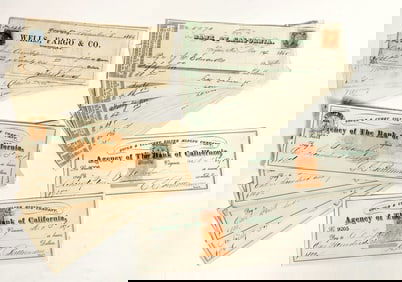 A Decade in Gould & Curry Mine History Thru Checks (27) [202034]