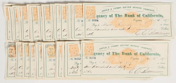 Gould & Curry Silver Mining Co. Check Collection, RN-C, 50 [201952]