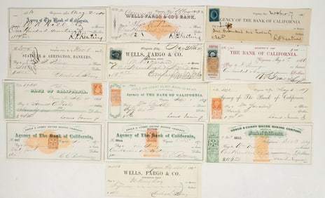 Premiere Virginia City, Nevada Mining Check Collection [192898]