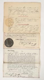 Washoe Quicksilver Mining Company Certificate of Incorporation, 1887 [202678]