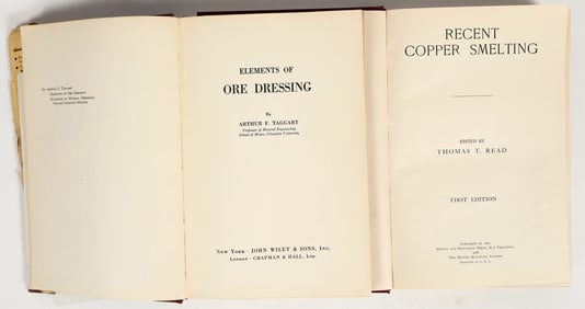 Mining Metal Extraction References: Ore Dressing by Taggart and Copper Smelting [202363]