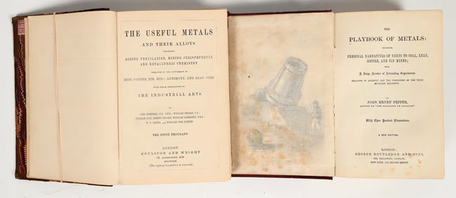 Antique Metallurgy/Mining Books (2) [202103]