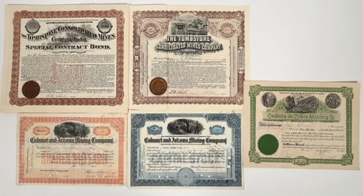 Cochise County, Arizona Mining Stock Group (Bisbee and Tombstone) [200851]