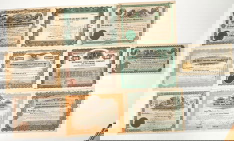 Ten Different Mojave County, Arizona Mining Stock Certificates [200849]