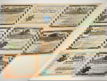 Eight Different Cripple Creek Mining Stock Certificates [202701]