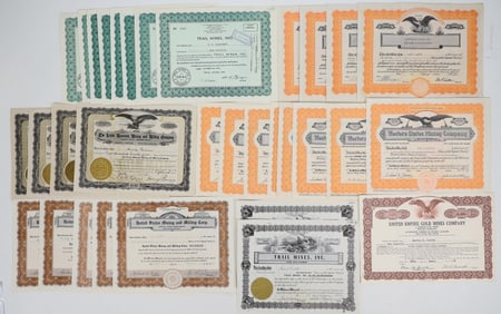 Colorado Mining  Stocks - Collection [195229]