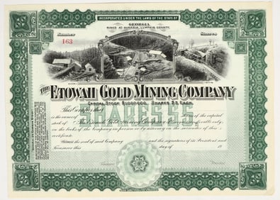 The Etowah Gold Mining Co. Stock [201212]