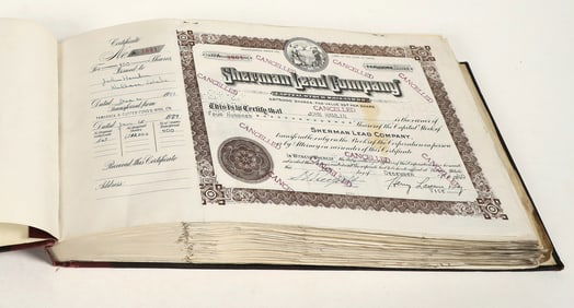 Sherman Lead Company Stock Certificates [199571]