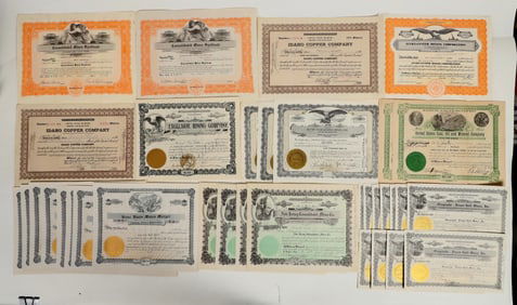 Idaho Mining Stocks Dealer Lot [200605]