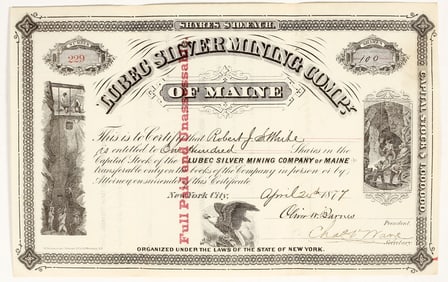 Lubec Silver Mining Co. Stock [200228]