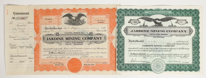 Jardine Mining Company Stock Pair [198221]