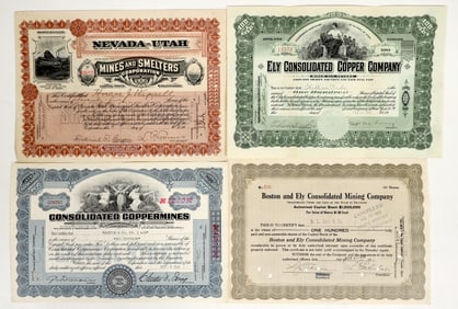Ely Nevada Mining Stocks. [200190]