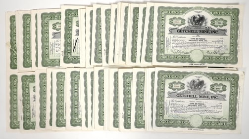 Getchell Mine Stocks, 100 [194656]