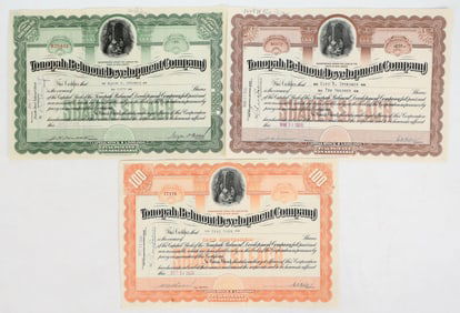 Tonopah Belmont Development Co. Stock Trio [195204]
