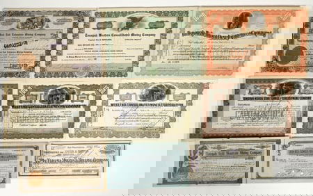 Tonopah Mining Stock Collection [199323]
