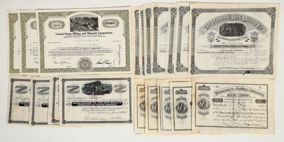 New Mexico Mining Stock Dealers Lot [199346]