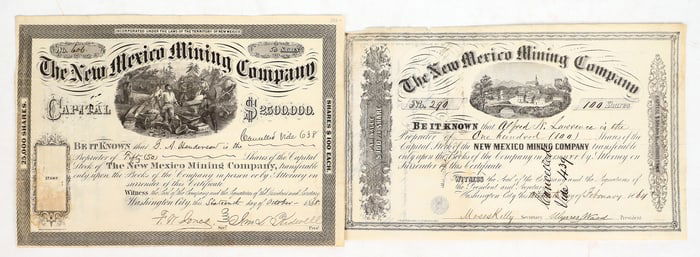 New Mexico Mining Stock Pair [195039]