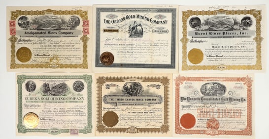 Baker County, Oregon Mining Stock Collection [201701]