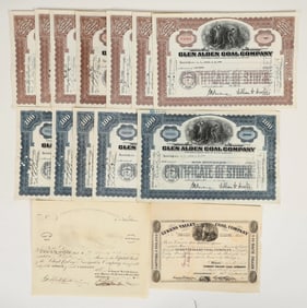 Pennsylvania Coal Mine Stock Dealer Lot [199335]