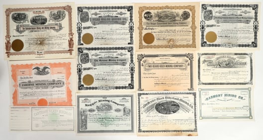 South Dakota Unissued Mining Stock Group [198224]