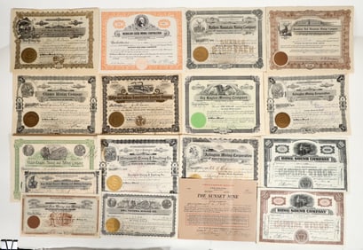Washington State Mining Stocks Collection Group 1 [200625]