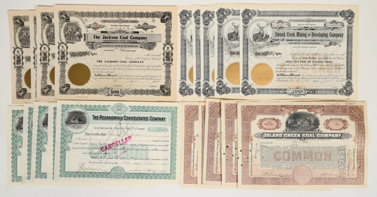 West Virginia  Coal Mine Stock Dealers Lot.  [199330]