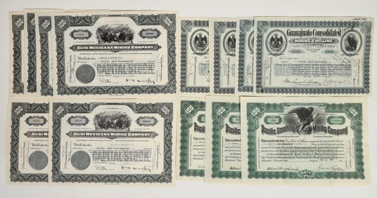 Mexico Mining Stocks Dealer Lot [200602]
