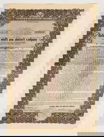 National Mines and Smelters Co. $1000 Bond [200185]