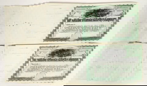 Midland Terminal Railway Stocks, late 1800s (approx. 105) [199536]