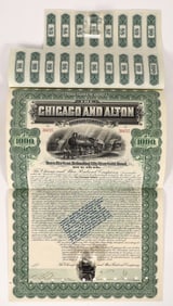 Chicago & Alton RR Co Bond 1899 1 cert [174900]