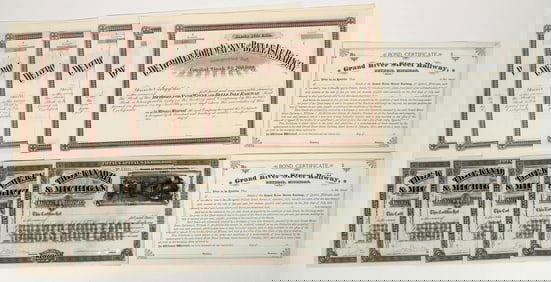Michigan Railroad Stock Group (14) [202559]
