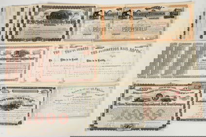 New York Railroad Stock Collection  [202667]