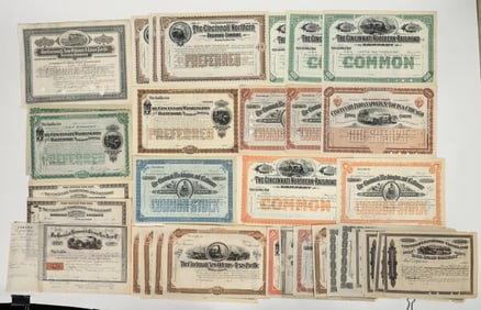 Cincinnati Railroad Stock Collection [202668]