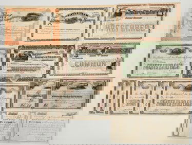 Ohio Railroad Stock Collection [202665]