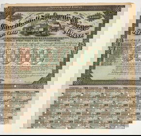 RN Cincinnati, Lafayette and Chicago Railroad Co. Bond [200162]