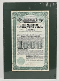 The Slate Belt Electric Street Railway Co. Bond [202398]