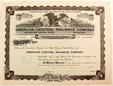 American Central Railways Company [199676]